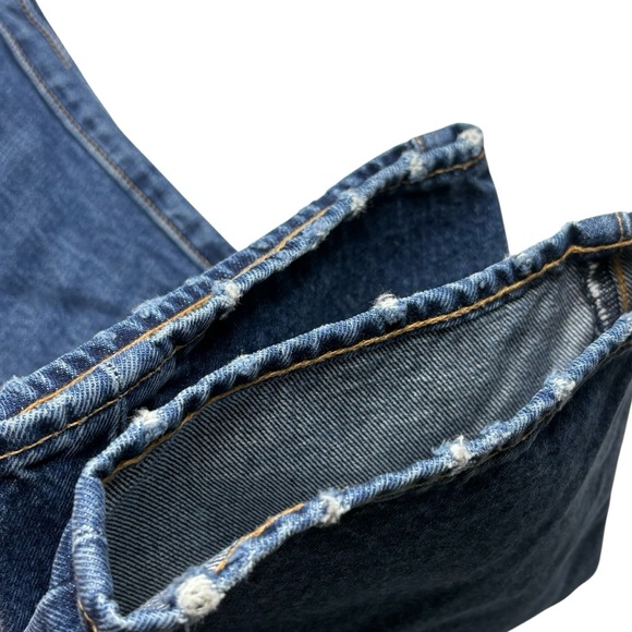 Levis 501 ST Big E Premium Denim Jeans Mens 38x32 Slim Taper Selvedge Button Fly - Picture 6 of 16